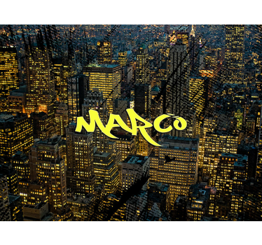 Fotobehang stad new york city horizon - TenStickers