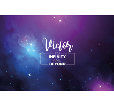 Fotobehang sprookje galaxy avontuur thema - TenStickers
