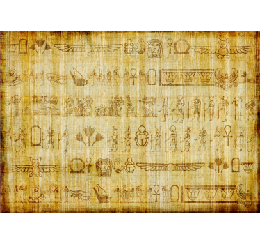 Fotobehang kunst oude egyptische symbolen - TenStickers