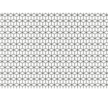 Geometrisch kubuspatroon fotobehang patronen - TenStickers