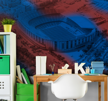 Voetbalstadion van barcelona fotobehang stad - TenStickers