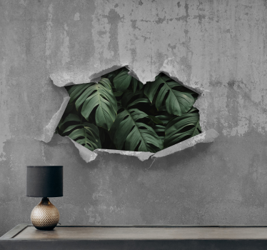 Bladgroene details fotobehang natuur - TenStickers