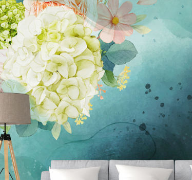 Bloemen foto behang bloemenboeket arrangement - TenStickers
