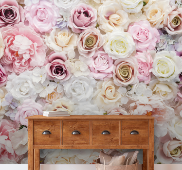 Bloemen foto behang rozenbloesem collectie - TenStickers