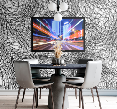 Dynamische lichten fotobehang stad - TenStickers
