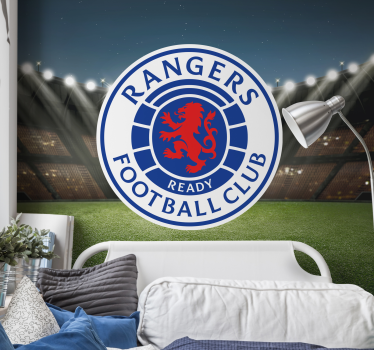 Embleem van een voetbalclub fotobehang voertuigen - TenStickers