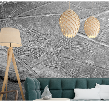 Foto behang dieren nazca spinnengeoglyph - TenStickers