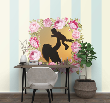 Foto behang liefde moeder en kind - TenStickers