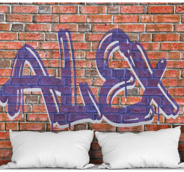 Fotobehang graffiti naam kunst - TenStickers