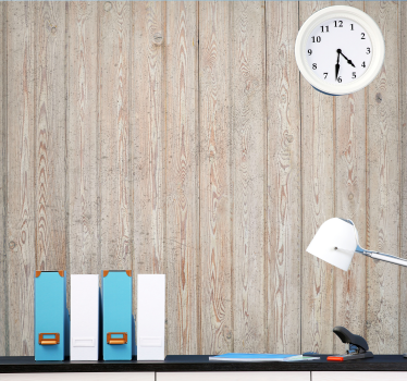 Fotobehang hout licht houten panelen - TenStickers