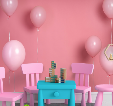 Fotobehang kinderkamer bouwstenen feest - TenStickers