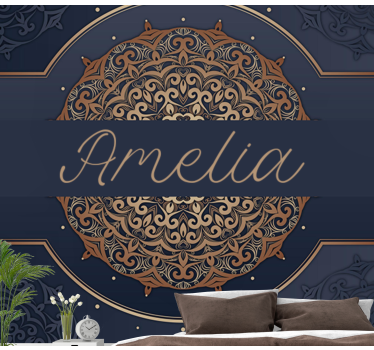 Fotobehang mandala met gedetailleerd patroon ontwerp - TenStickers