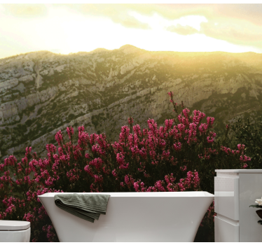 Fotobehang natuur bloeiende roze flora - TenStickers