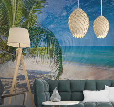 Fotobehang natuur tropisch strand ontsnapping - TenStickers