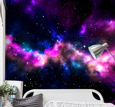 Fotobehang ruimte cosmonautisch nebula landschap - TenStickers