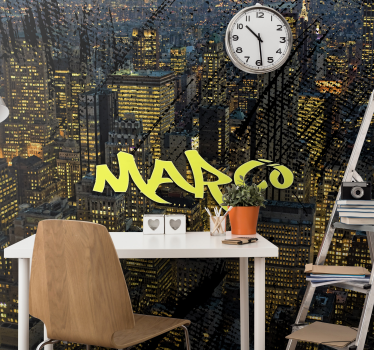 Fotobehang stad new york city horizon - TenStickers