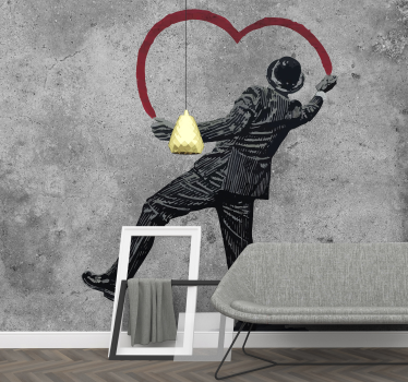 Fotobehang straatkunst Banksy stijl - TenStickers
