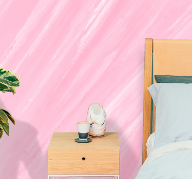 Fotobehang tekst zachte roze strepen - TenStickers