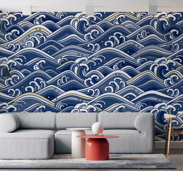 Fotobehang zee stromende oceaan golven - TenStickers