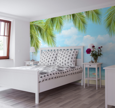 Fotobehang strand tropisch strand - TenStickers