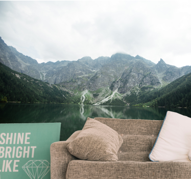 Fototapet landschap magnifieke bergreflectie - TenStickers