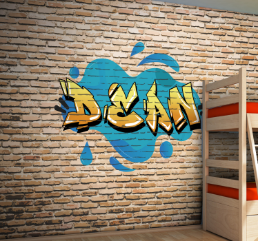 Gepersonaliseerde graffitistijl Fotobehang graffiti - TenStickers