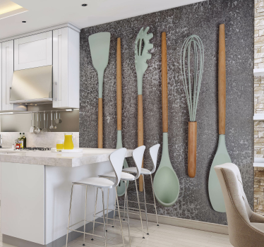 Keuken fotobehang Kookaccessoires - TenStickers