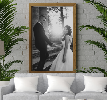 Romantisch koppelportret foto behang liefde - TenStickers