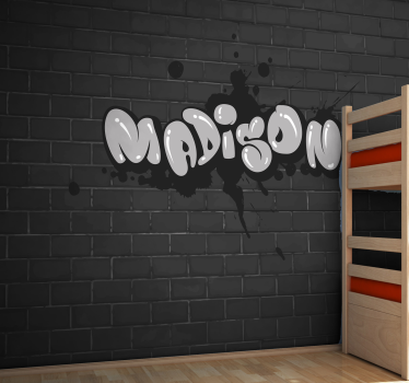 Behang tienerkamer Gepersonaliseerde graffiti - TenStickers