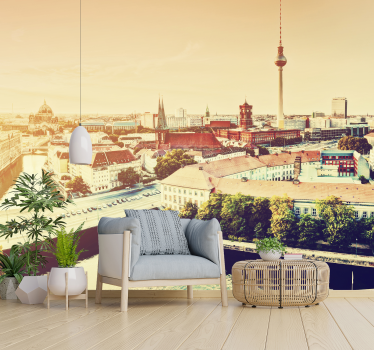 Stadsgezicht fotobehang Berlijn - TenStickers