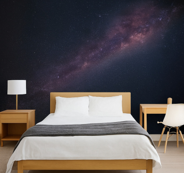 Sterrenstelsel met sterren fotobehang tienerkamer - TenStickers