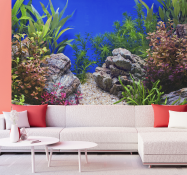 Waterlandschap fotobehang natuur - TenStickers