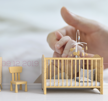 Fotobehang kinderkamer tender hand verbinding - TenStickers