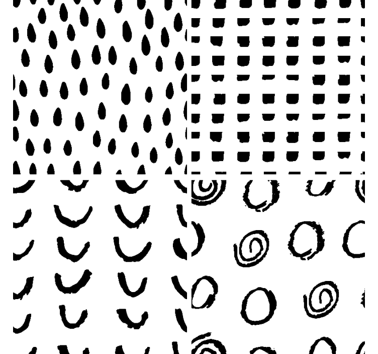 Moderne onderzetters Verschillende patronen - TenStickers