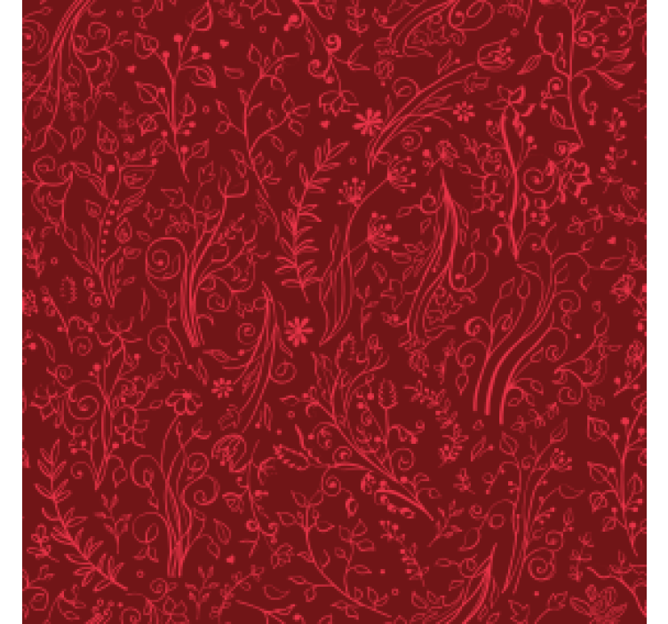 Achtergrond met bloemenpatroon onderzetters - TenStickers