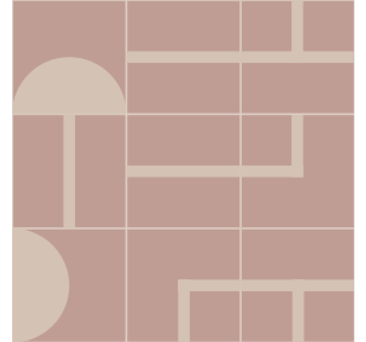 Geometrisch patroon oppervlak onderzetters - TenStickers