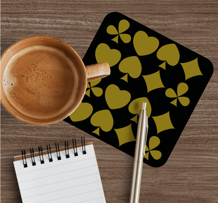 Onderzetters geometrische vormen patroon - TenStickers