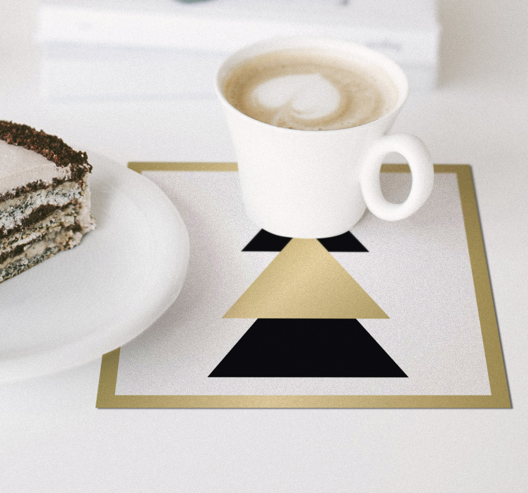 Kerst elegante boom patroon onderzetters - TenStickers