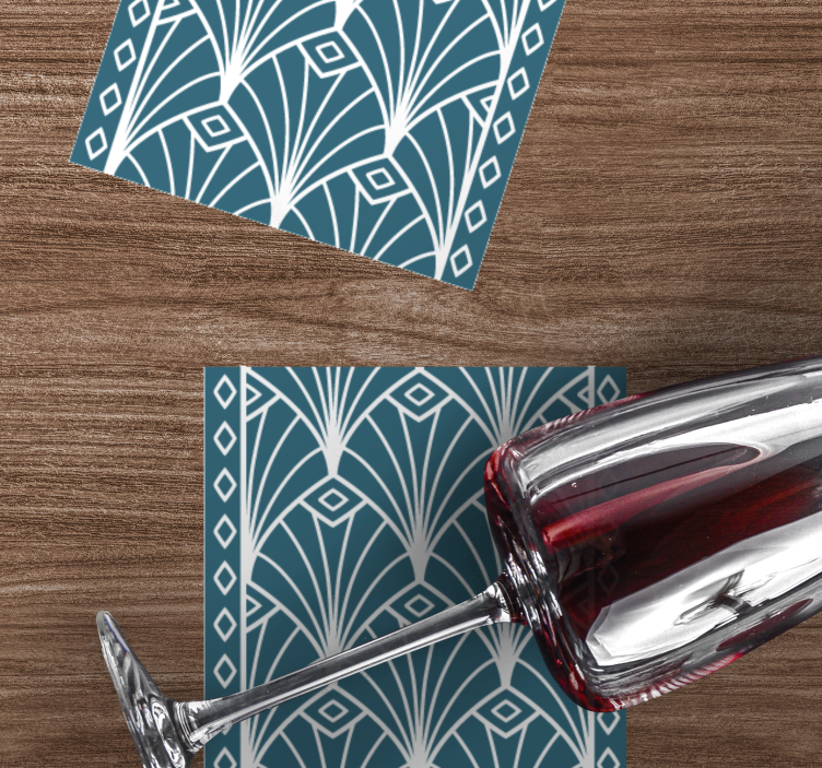 Onderzetters met geometrisch patroon - TenStickers