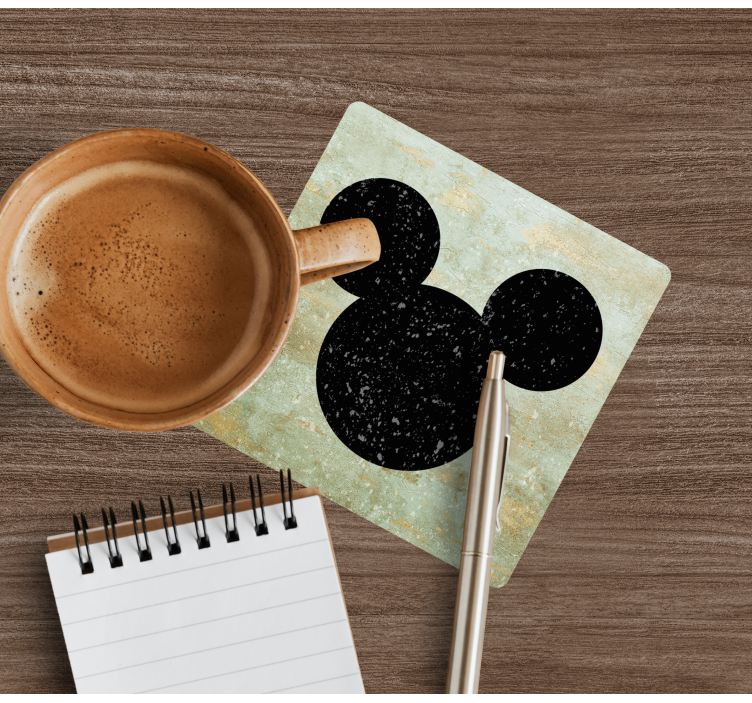 Vintage onderzetters klassieke cartoon iconen - TenStickers