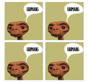 Enge onderzetters En denken aan mensen - TenStickers
