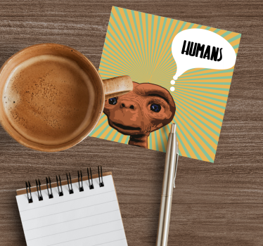 Enge onderzetters En denken aan mensen - TenStickers