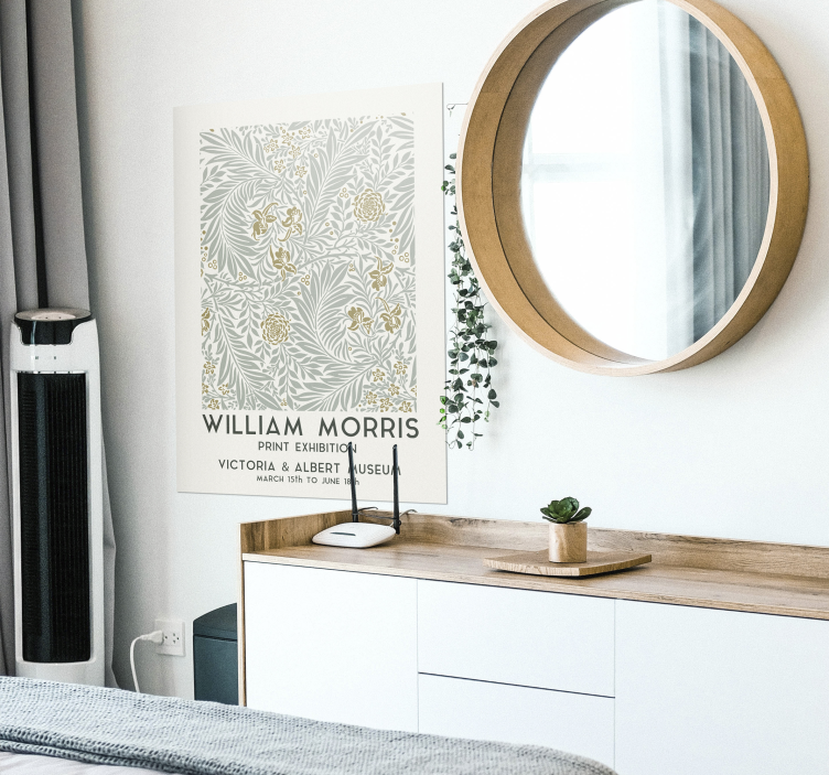 Poster in vinatege bloemen stijl - TenStickers