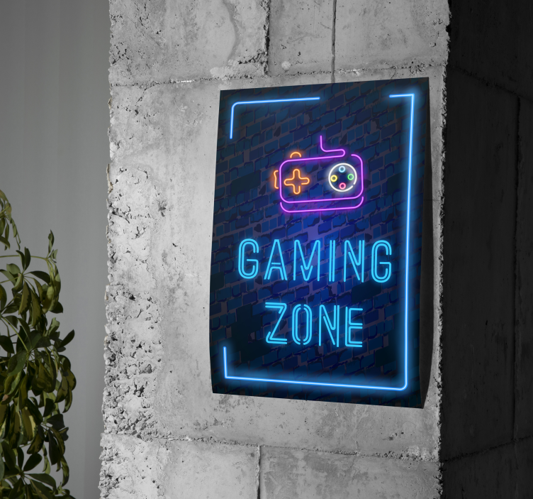 gaming zone videogameposter - TenStickers