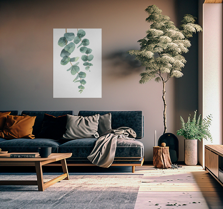 Eucalyptus takken bomen poster - TenStickers