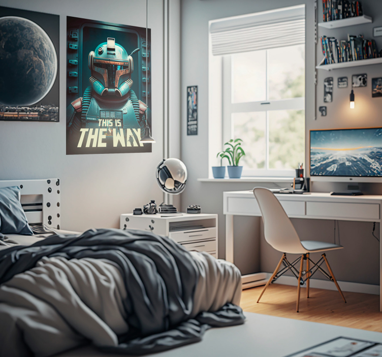 jaren '80 premiejager film poster - TenStickers