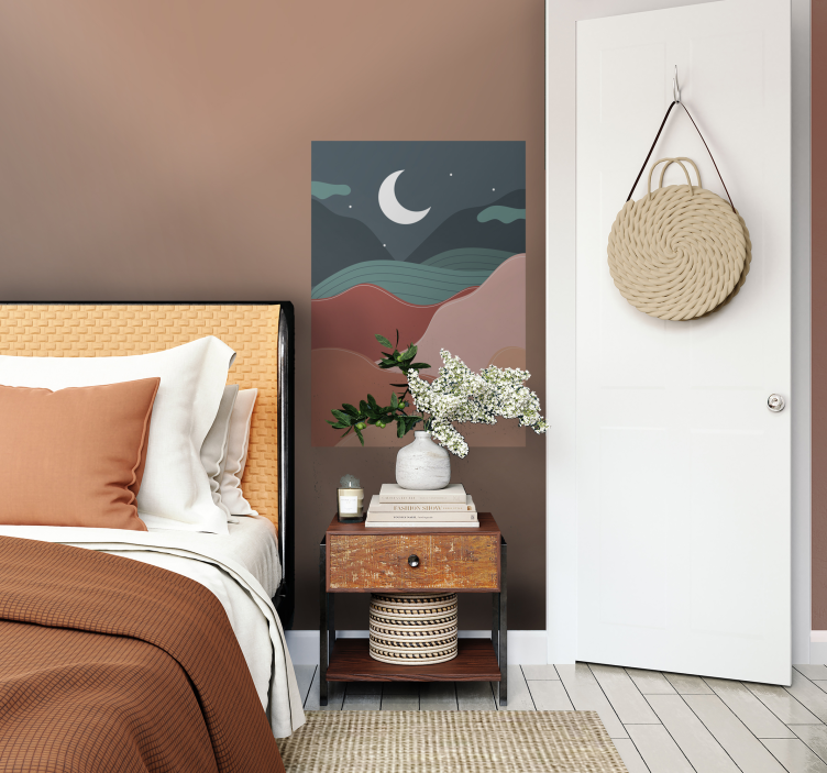 Nachtelijke stijl boho poster - TenStickers