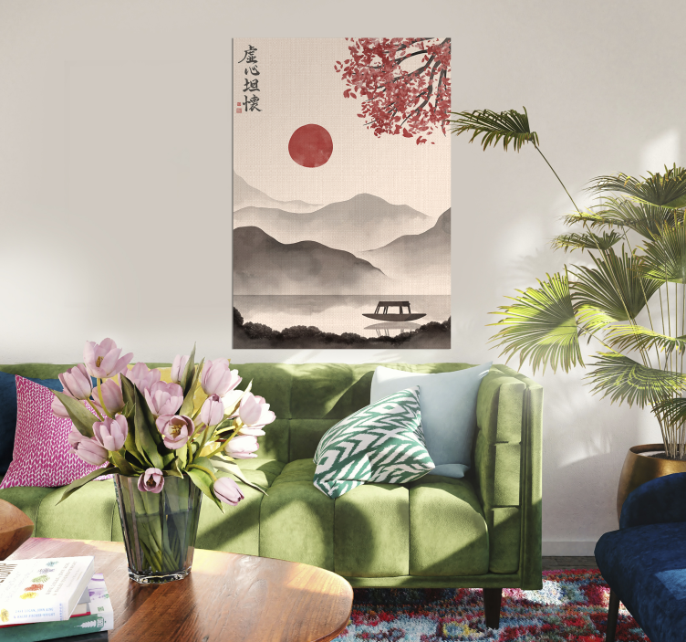 Poster met een japandi stijl - TenStickers