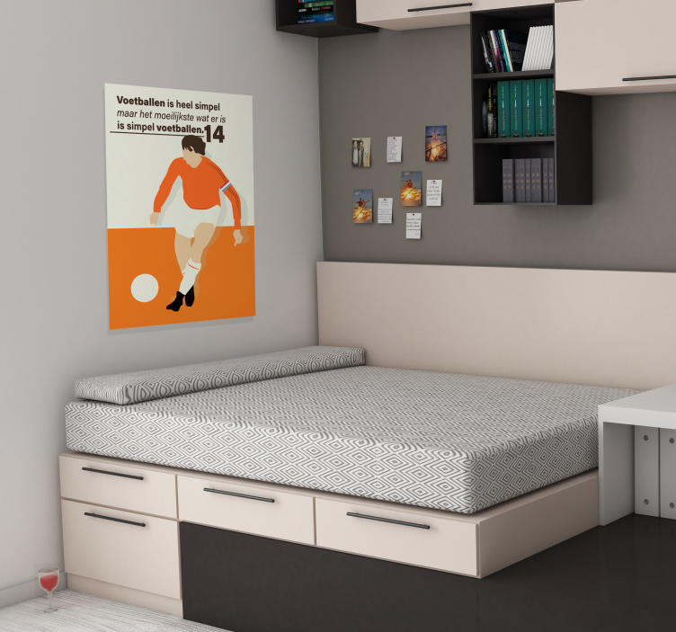 Poster nederlandse voetballer - TenStickers