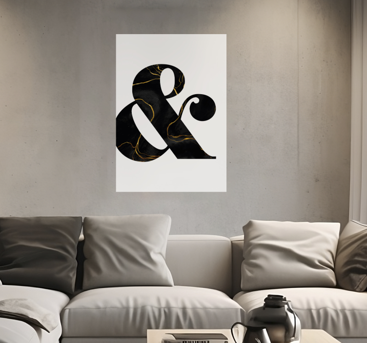 Poster van amperstand teken - TenStickers